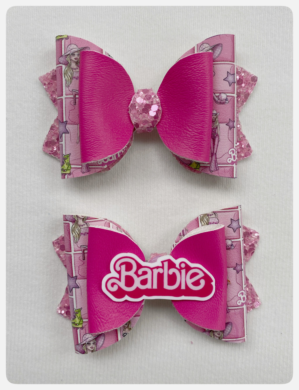 Barbie Pigtail and Cheer bow